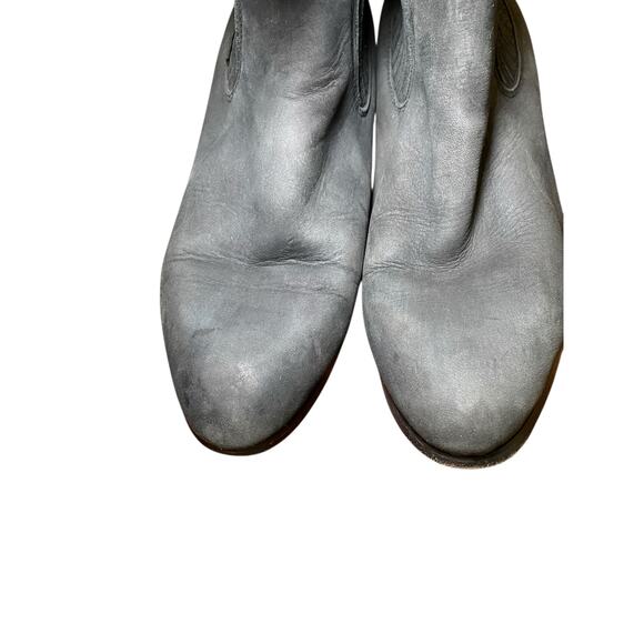 La Barca Men Western Ankle Boots Black Leather Rodeo Cowboy Boots MX 25 US Men 7 - Picture 12 of 12